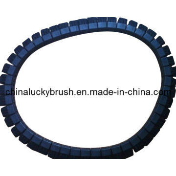 Nylon or Bristle Material Textile Chain Brush with Belt (YY-255)